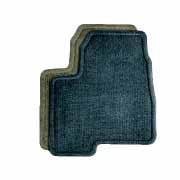 Front Carpeted Floor Mats in Ebony