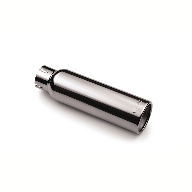 Chrome Straight-Cut Dual-Wall Exhaust Tip with GMC Logo