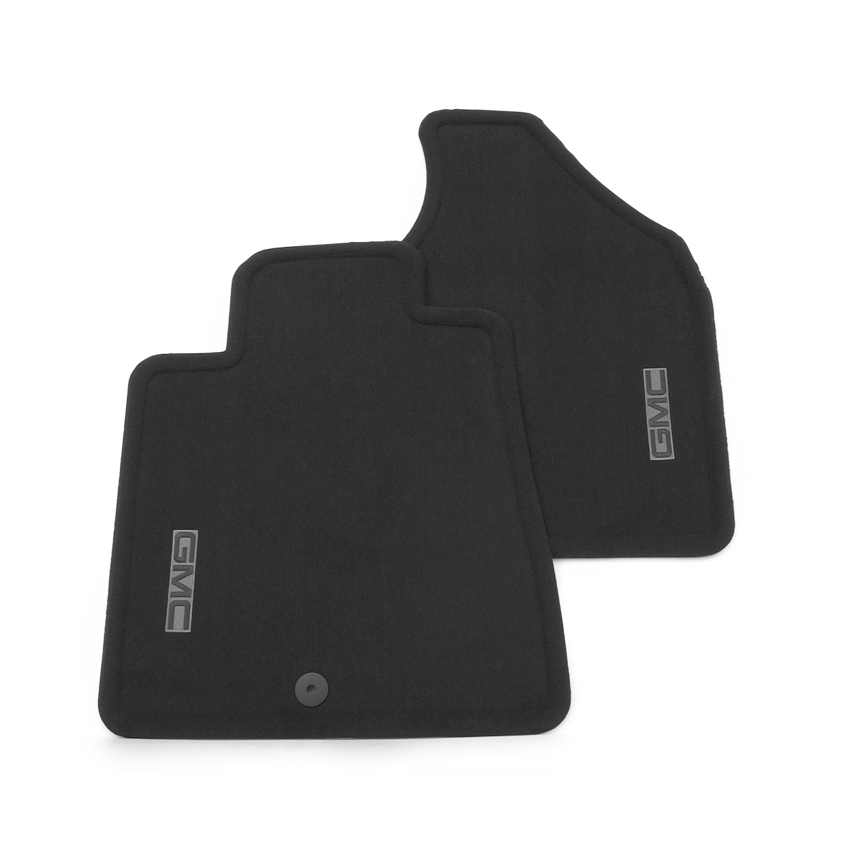 Front Carpeted Floor Mats in Ebony with GMC Logo | 19201660 | GMC