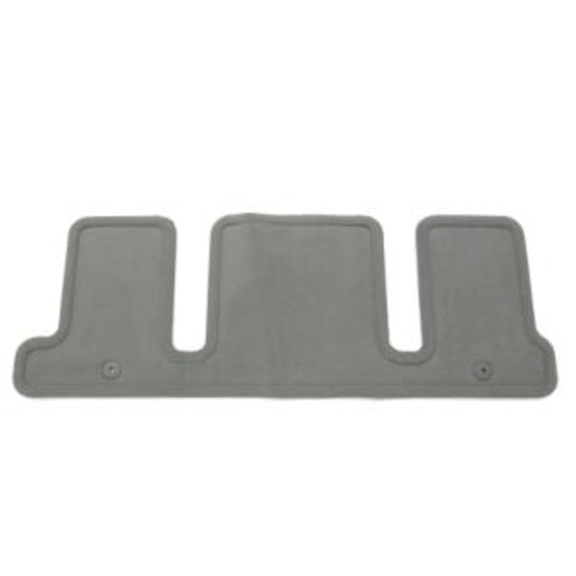 Third-Row One-Piece Carpeted Floor Mat in Dark Titanium for Models with Second-Row Captain's Chairs
