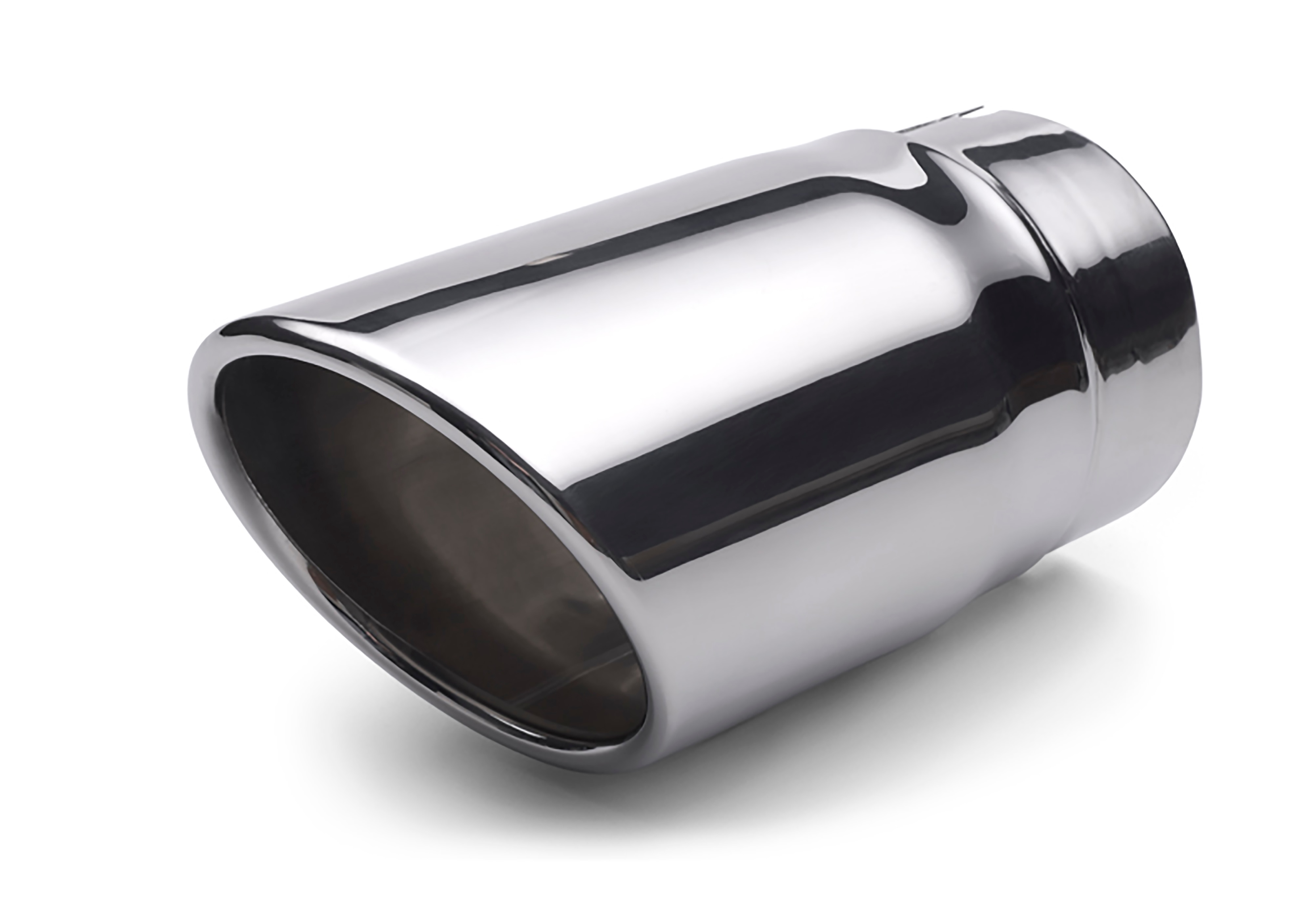 6.2L Polished Stainless Steel Single Outlet Exhaust Tip