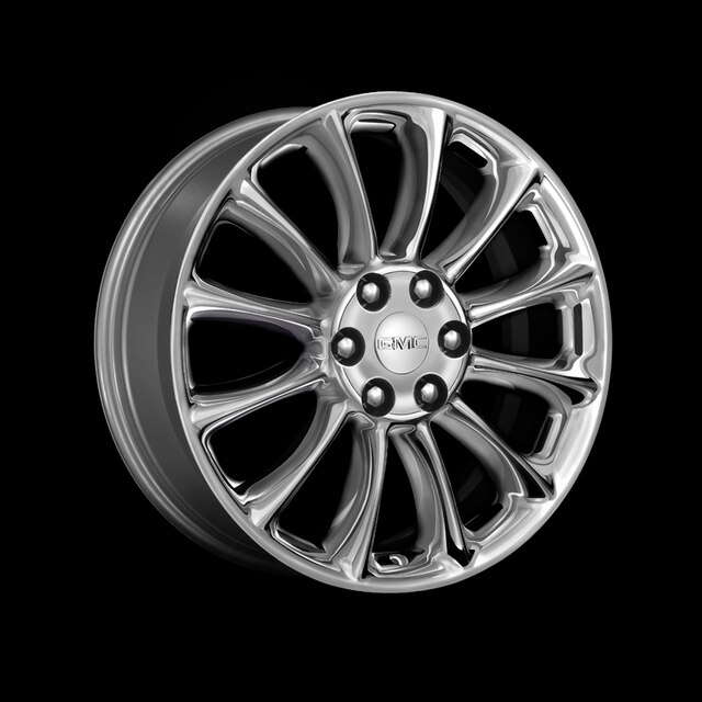 20x7.5-Inch Aluminum 12-Spoke Wheel in Chrome | 19300912 | GMC Accessories