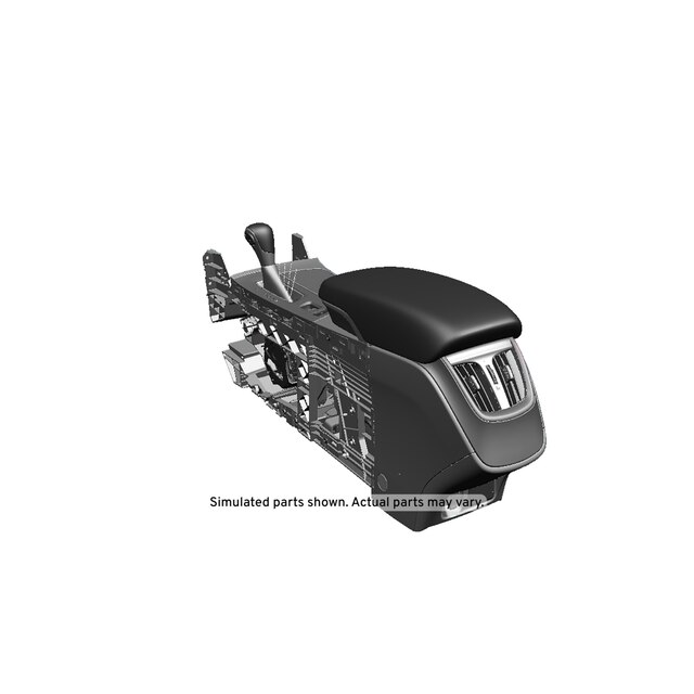 GM Genuine Parts Black Front Floor Console
