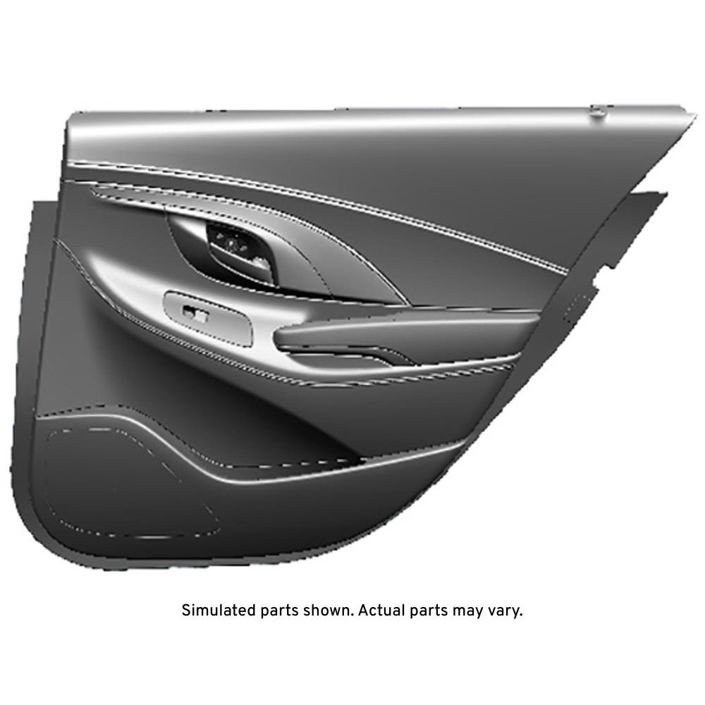 GM Genuine Parts Jet Black Rear Passenger Side Door Trim