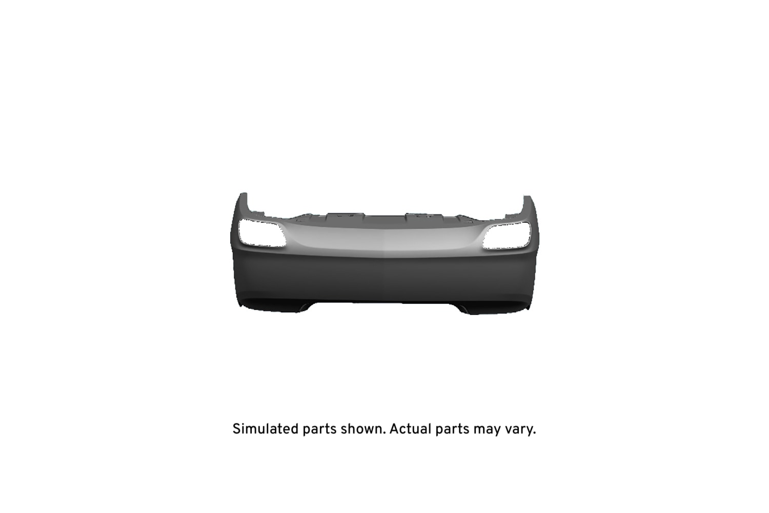 GM Genuine Parts Primed Rear Bumper Fascia