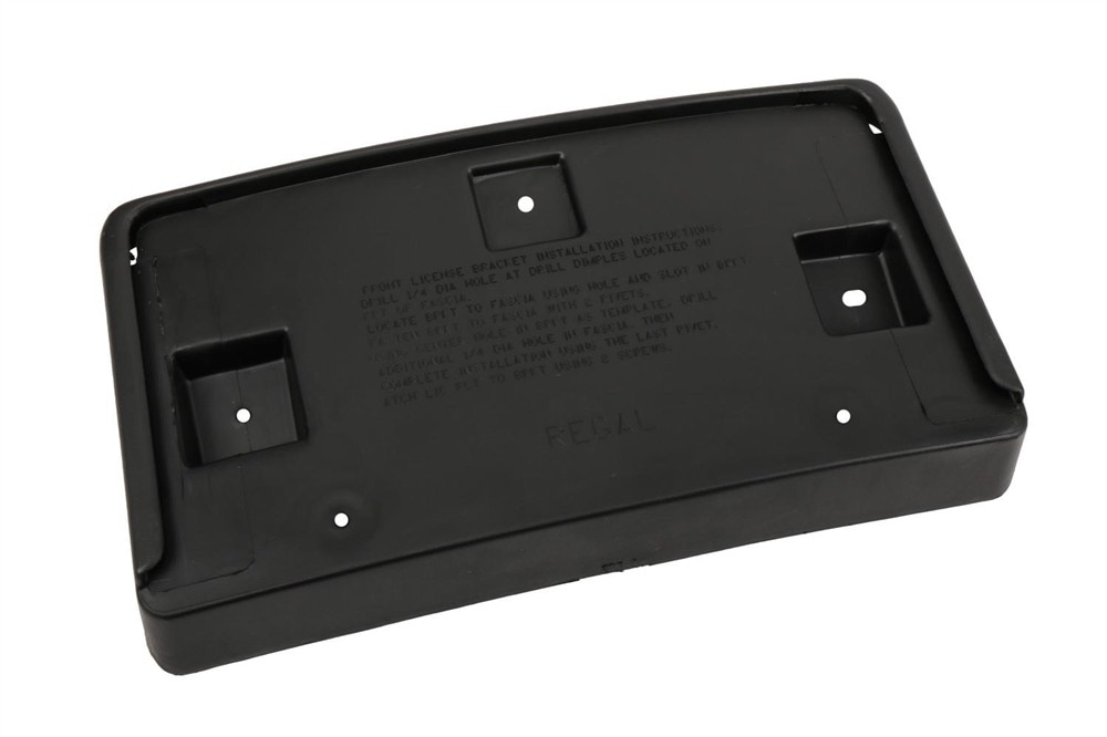 GM Genuine Parts Black Front License Plate Bracket
