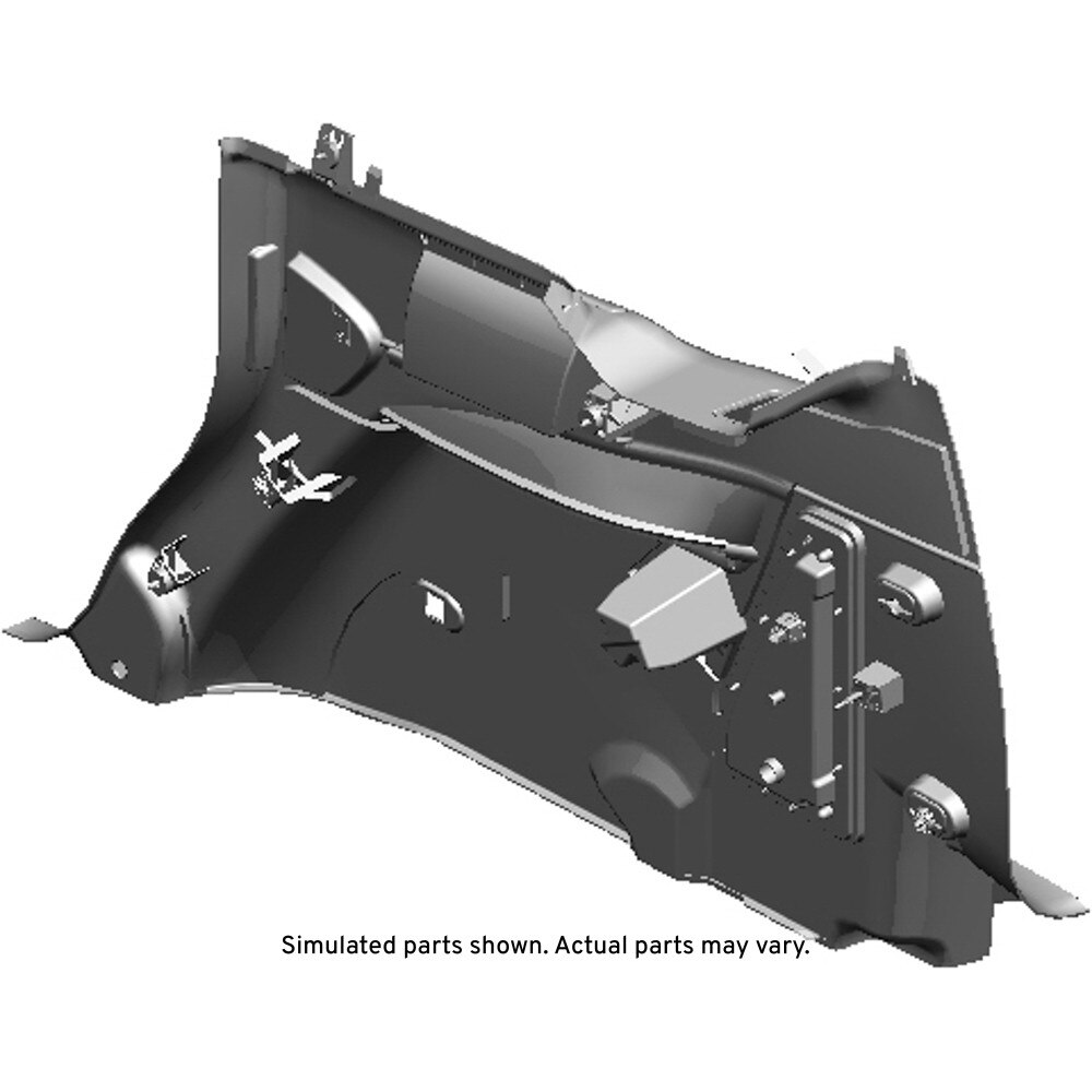 GM Genuine Parts Light Gray Driver Side Body Side Trim Panel