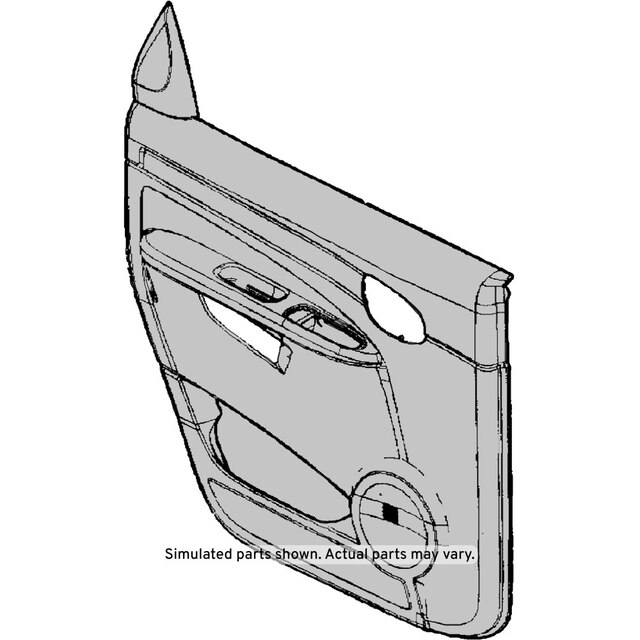 GM Genuine Parts Light Gray Rear Passenger Side Door Trim Panel