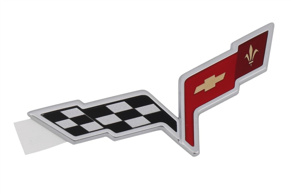 GM Genuine Parts Rear Bumper Fascia Crossed-Flags Logo