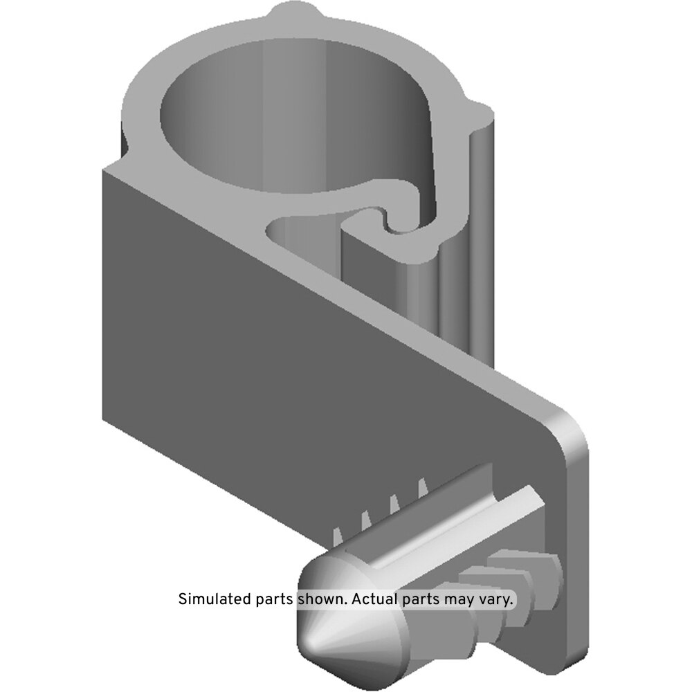 GM Genuine Parts Black Sunroof Housing Drain Hose Clip