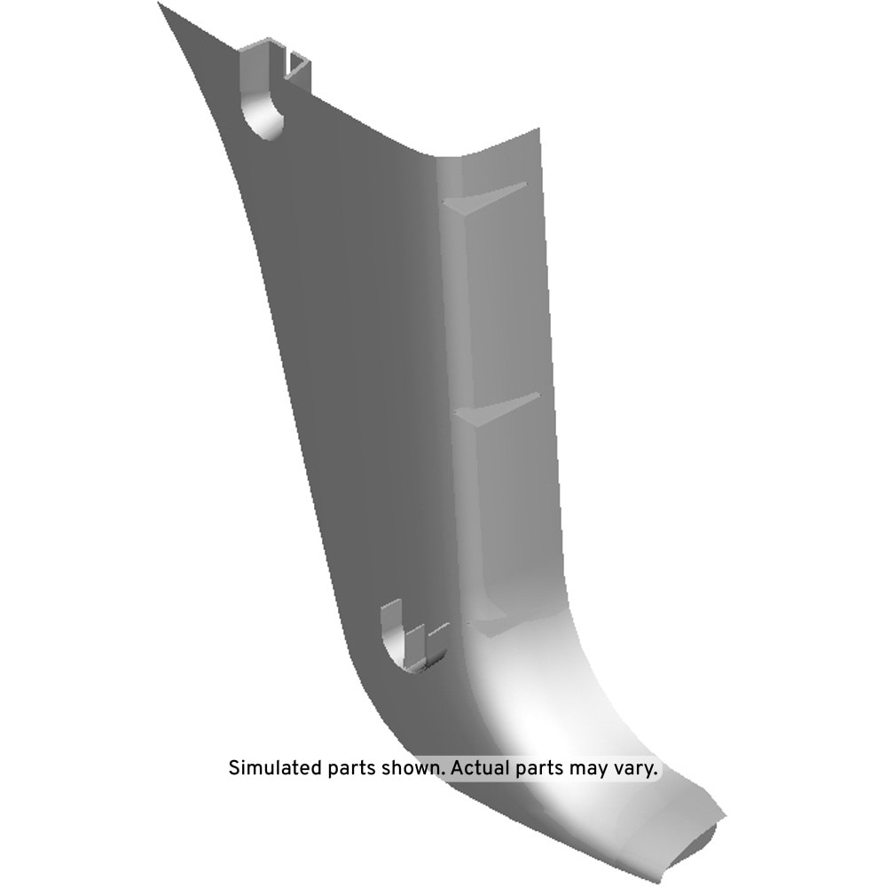 GM Genuine Parts Gray Passenger Side Cowl Panel