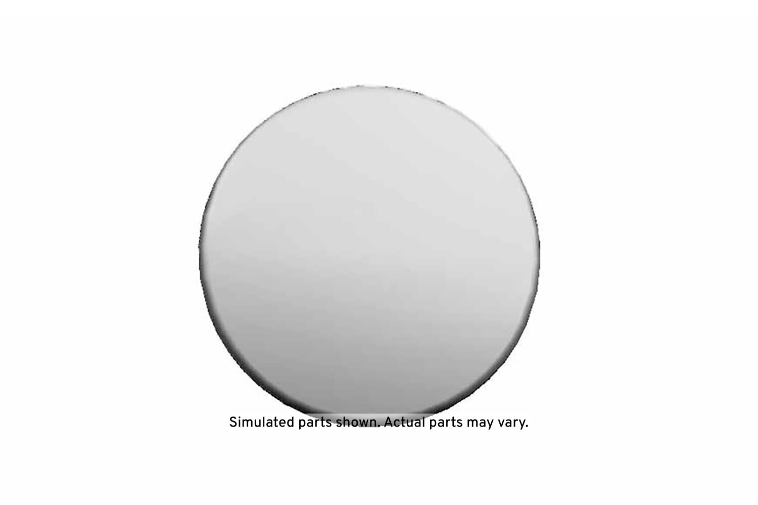 GM Genuine Parts Light Gray Liftgate Inner Panel Access Hole Plug