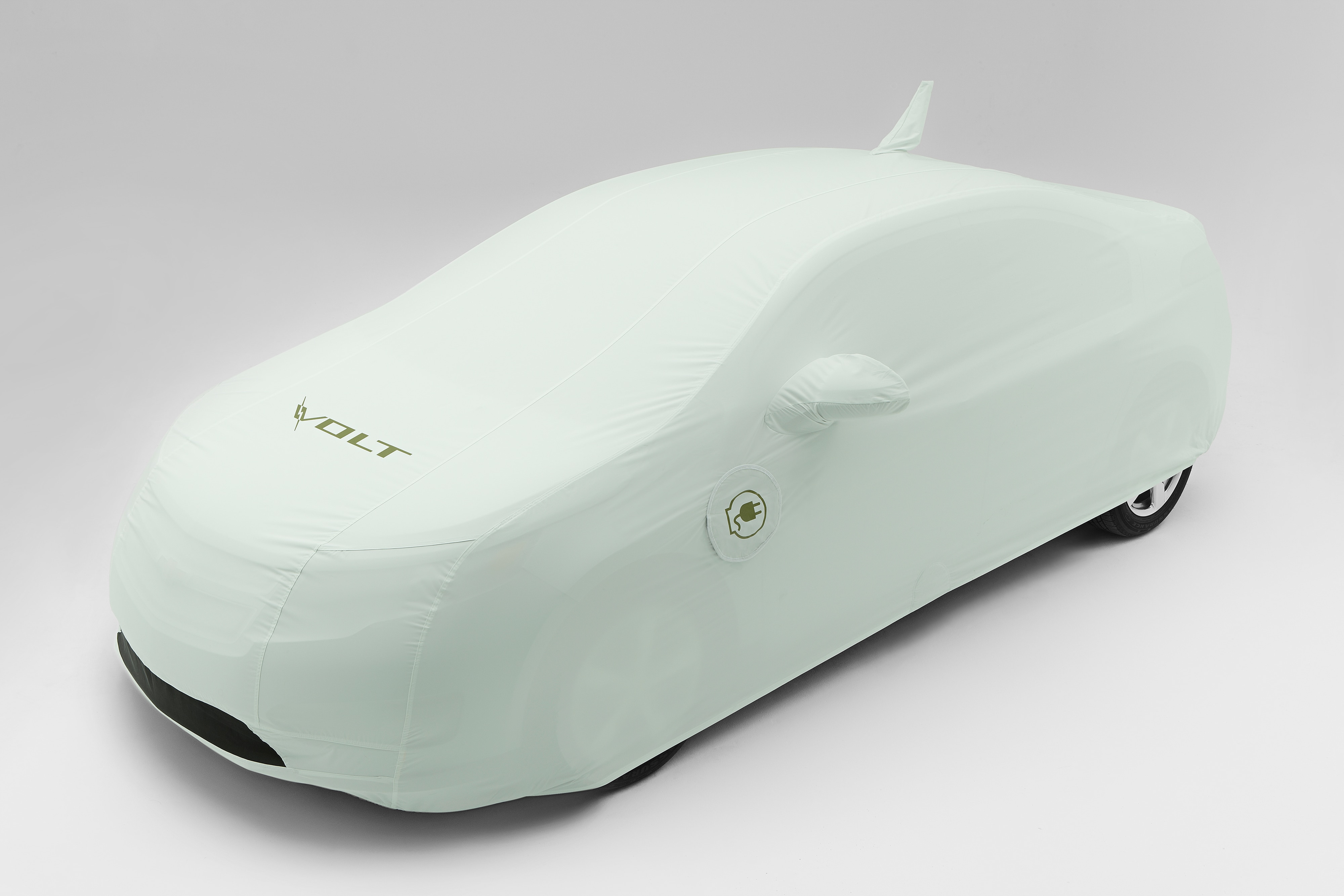 Premium All-Weather Outdoor Cover in White with Volt Script