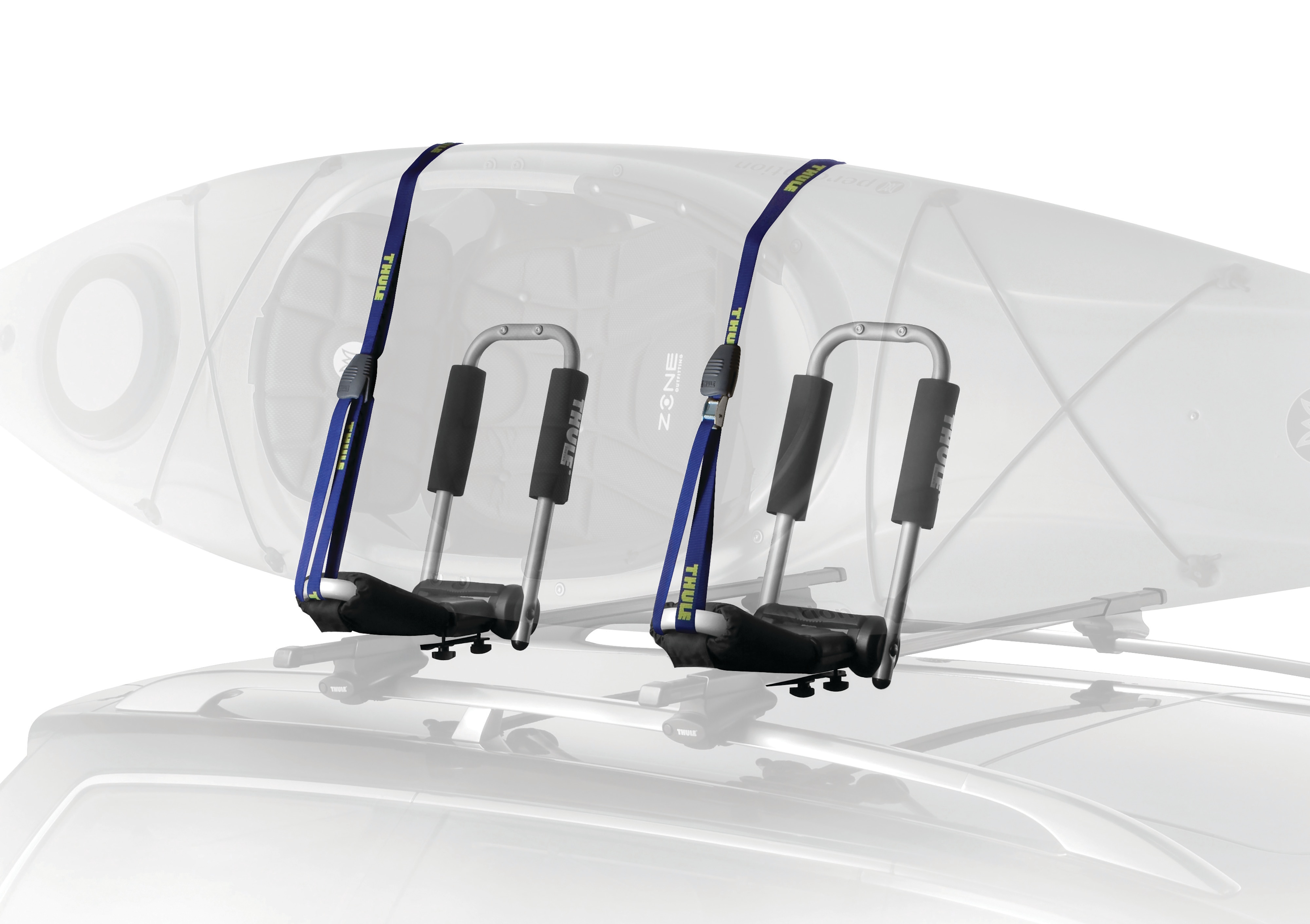Roof-Mounted Hull-A-Port Pro™ Kayak Carrier by Thule® - Associated Accessories