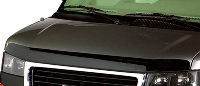 Hood Deflector in Smoke