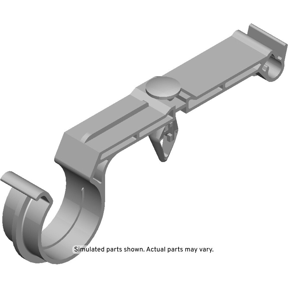 GM Genuine Parts Black Rear Brake Front Pipe Clip