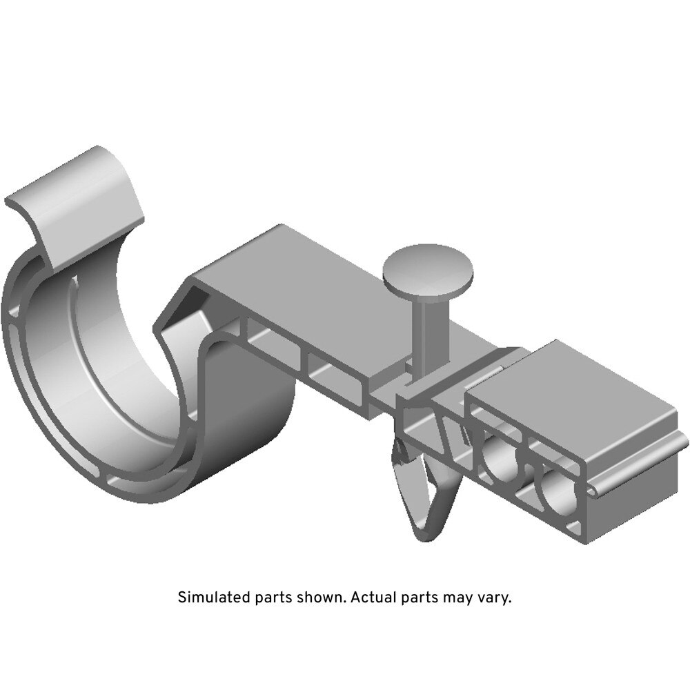 GM Genuine Parts Black Rear Brake Front Pipe Clip