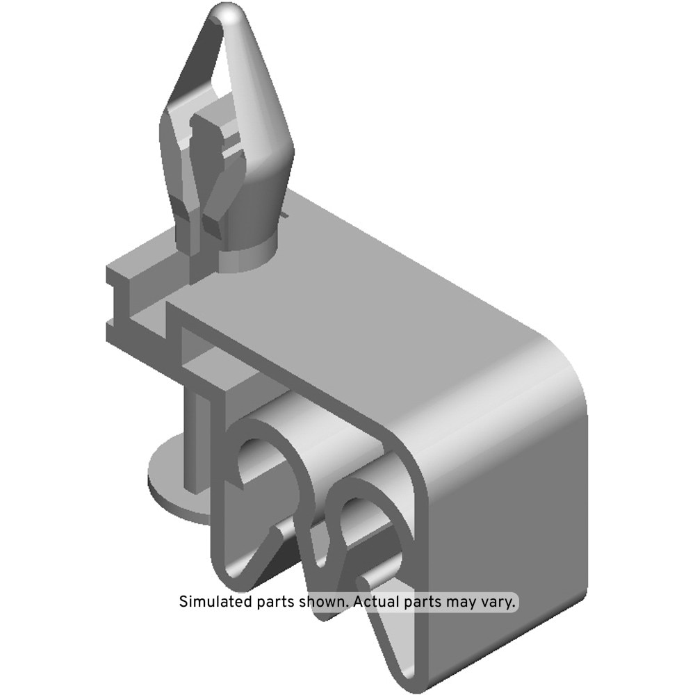 GM Genuine Parts Black Rear Brake Front Pipe Clip