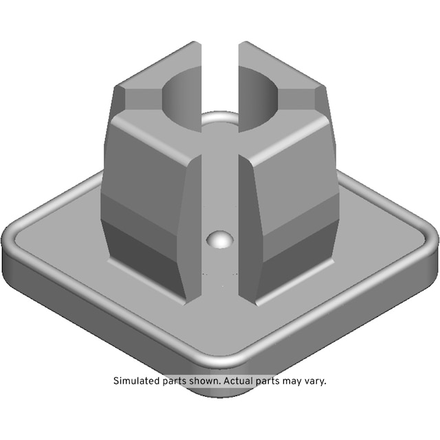 GM Genuine Parts Black Rear License Plate Nut