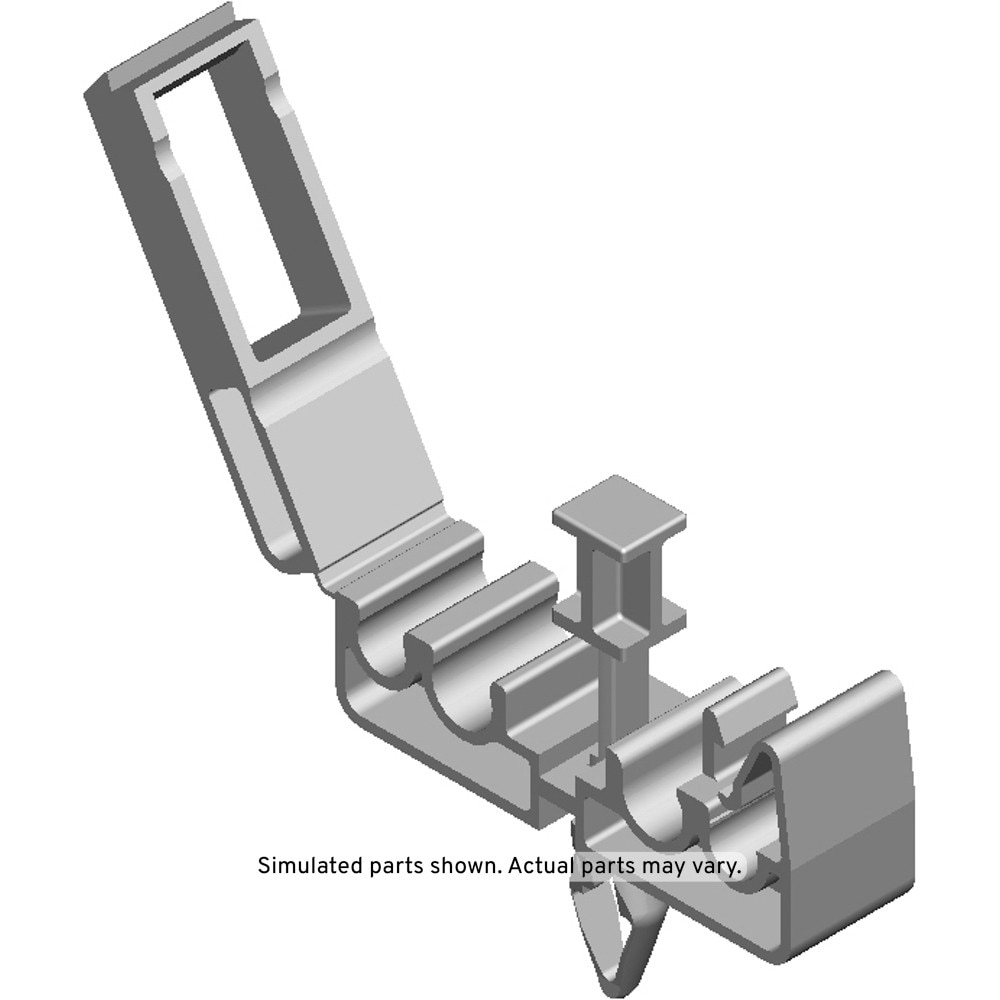 GM Genuine Parts Black Front Brake Pipe Clip