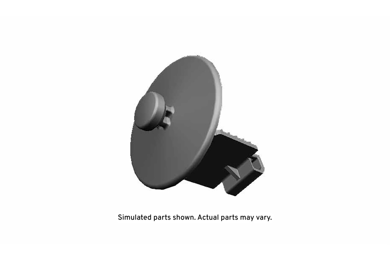 GM Genuine Parts Dark Titanium Floor Auxiliary Mat Lower Retainer