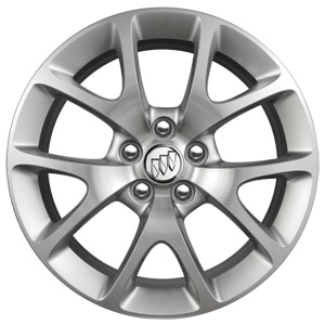 19x8.5-Inch Aluminum 5-Split-Spoke Wheel in Silver
