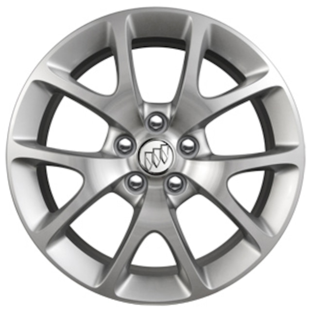 19x8.5-Inch Aluminum 5-Split-Spoke Wheel in Silver