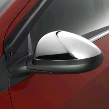 Outside Rearview Mirror Covers in Chrome
