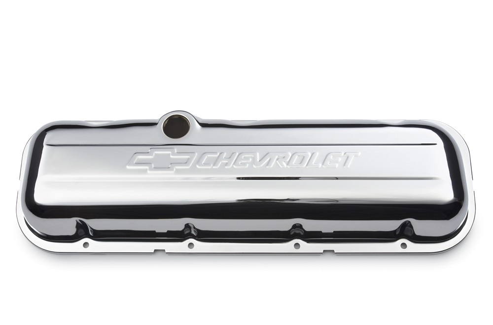 GM Genuine Parts Short Chrome Bowtie Valve Covers