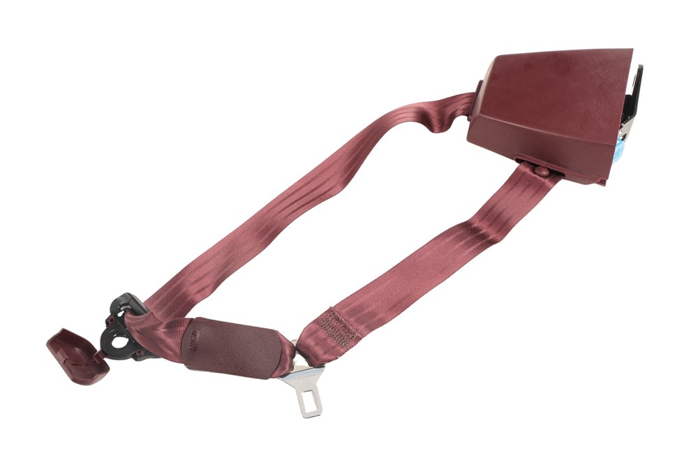 GM Genuine Parts Red Passenger Seat Belt with Retractor