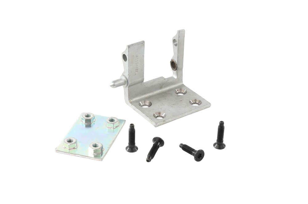 GM Genuine Parts Rear Driver Side Door Side Door Hinge Kit with Hinge, Backing Plate, and Bolts