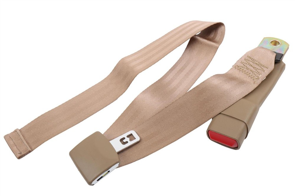 GM Genuine Parts Medium Beige Front Center Seat Belt with Retractor