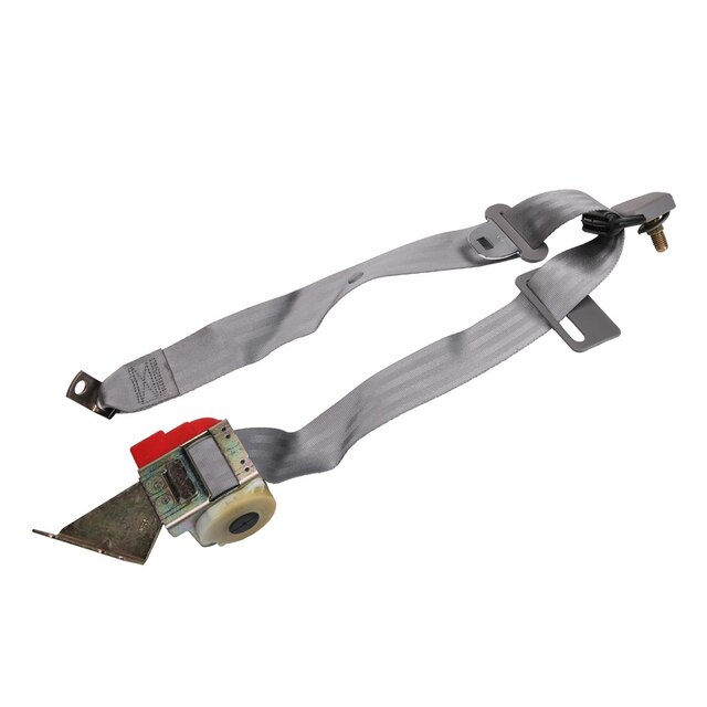 GM Genuine Parts Gray Rear Driver Side Seat Belt with Retractor