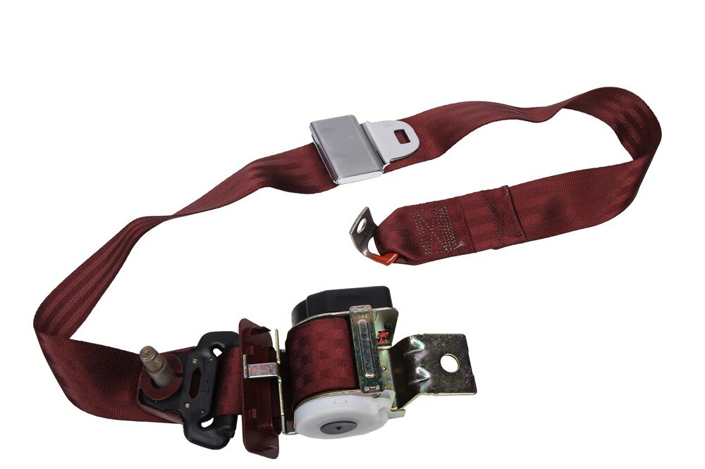 GM Genuine Parts Red Passenger Seat Belt with Retractor