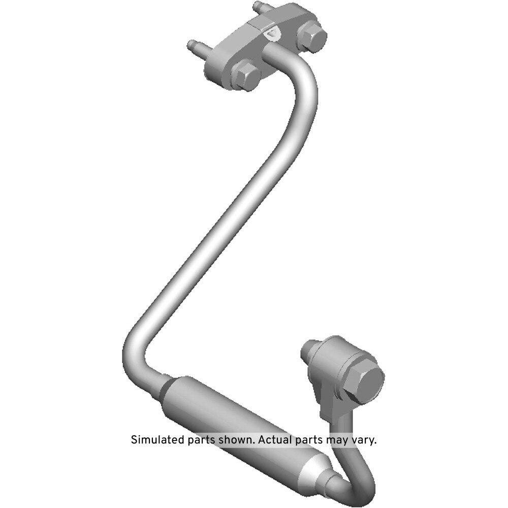 GM Genuine Parts Passenger Side Turbocharger Coolant Feed Pipe