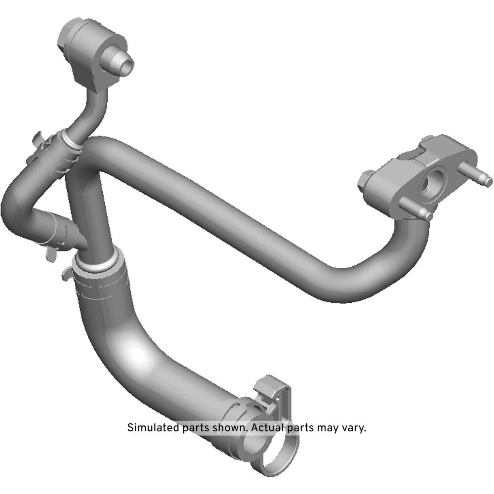 GM Genuine Parts Driver Side Turbocharger Coolant Feed Pipe