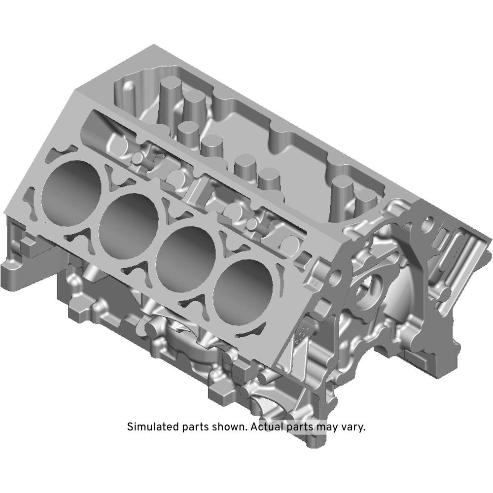 Chevrolet GM Genuine Parts 6.2L 8-Cylinder Engine Block