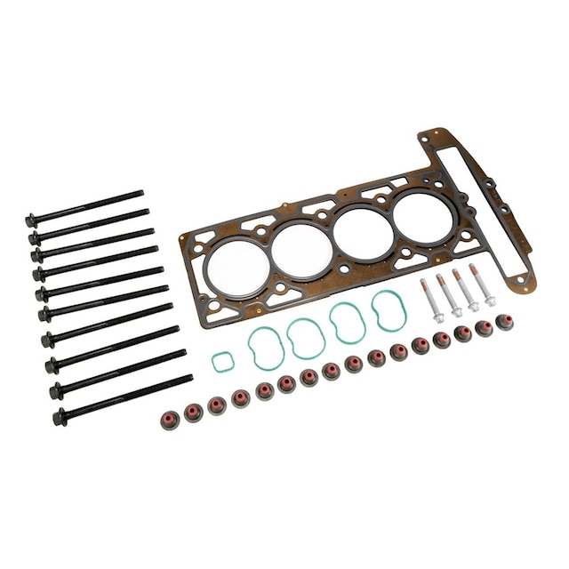 GM Genuine Parts Engine Cylinder Head Gasket Kit with Gaskets, Seals, and Bolts