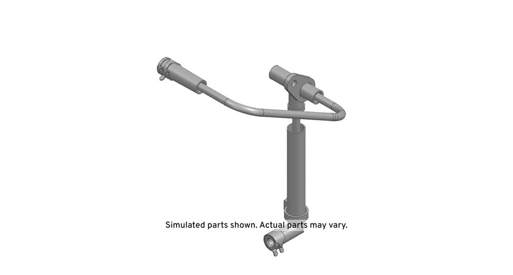 GM Genuine Parts Passenger Side Turbocharger Wastegate Actuator Vacuum Source Tube