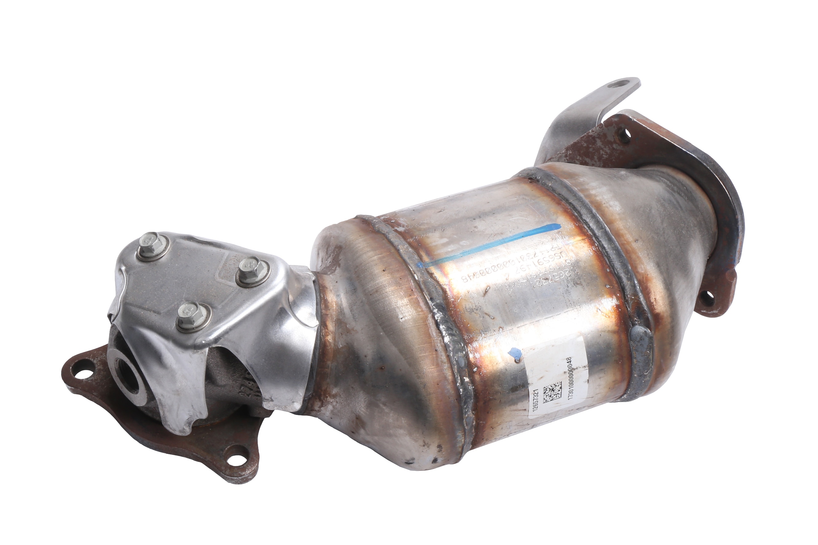 GM Genuine Parts Driver Side 3-Way Catalytic Converter with Shield and Bracket