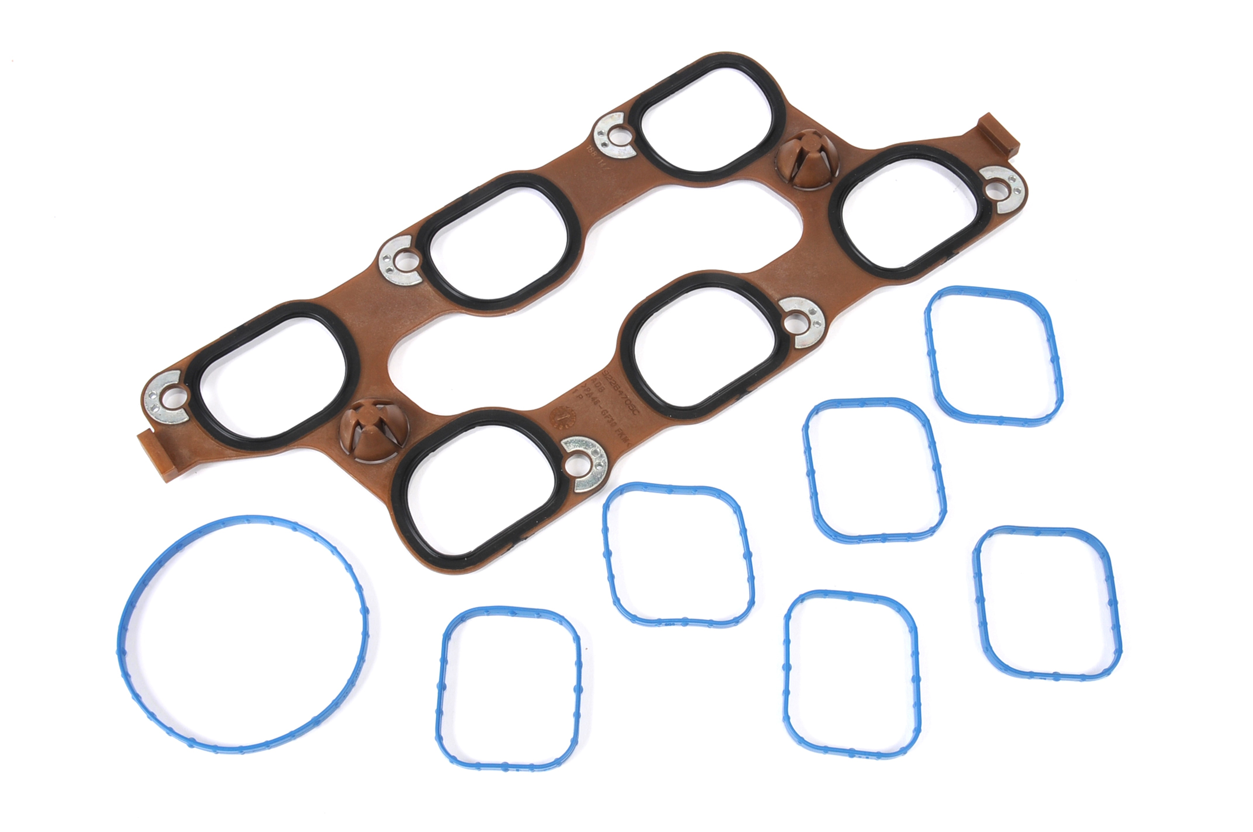 GM Genuine Parts Upper and Lower Intake Manifold Gaskets with Throttle Body Gasket