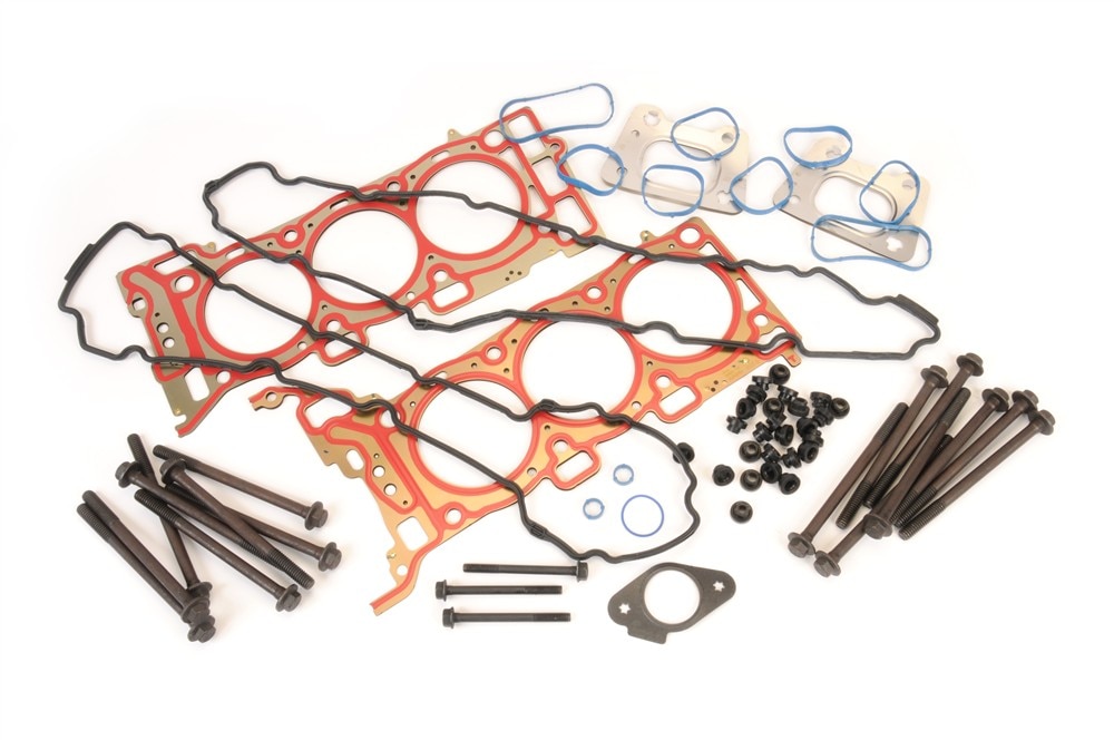 GM Genuine Parts Cylinder Head Gasket Kit with Gaskets, Seals, Insulators, and Bolts
