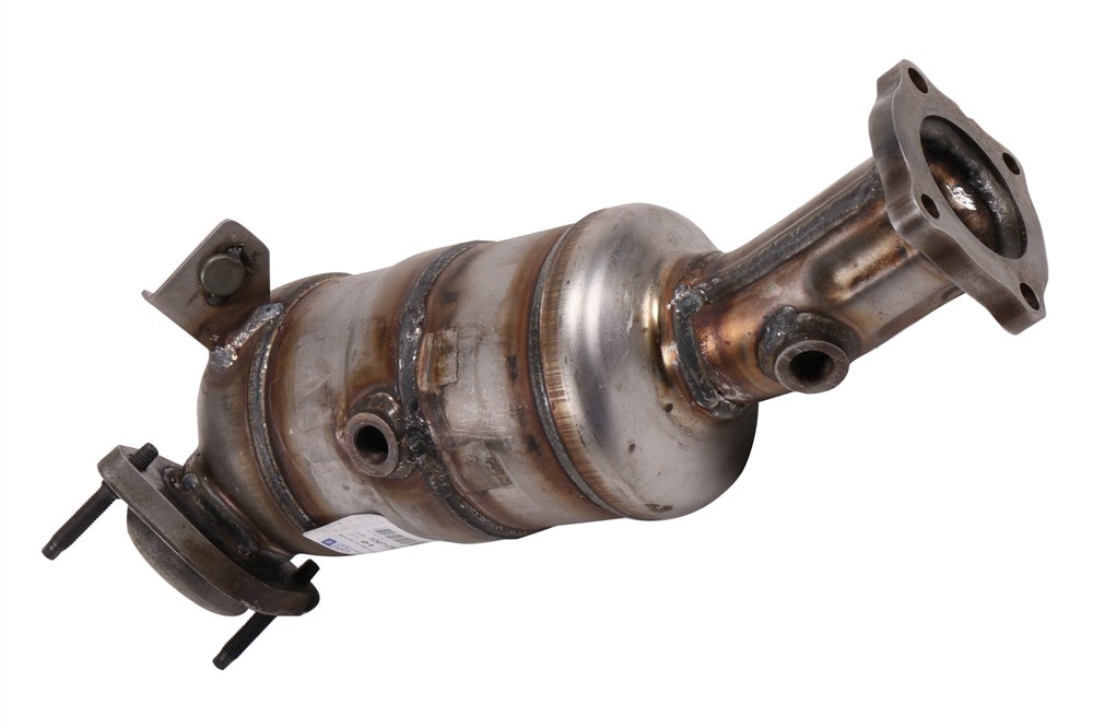 GM Genuine Parts Passenger Side 3-Way Catalytic Converter with Flange, Bushings, Studs, and Seal
