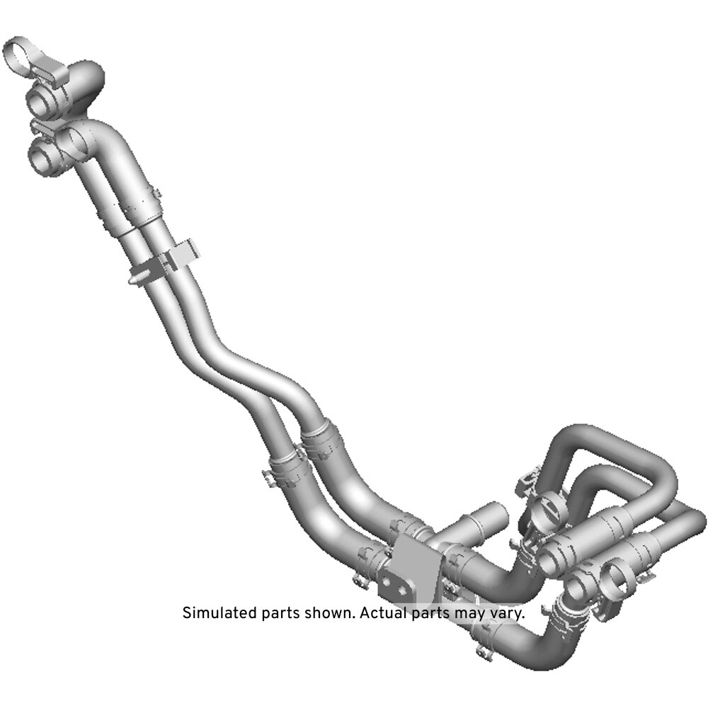 GM Genuine Parts Turbocharger Intercooler Coolant Hose