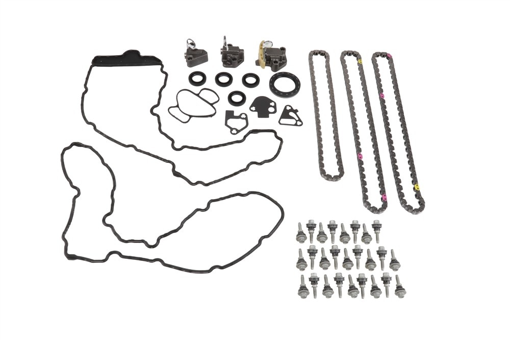 GM Genuine Parts Timing Chain Package with Seals, Tensioners, and Gaskets