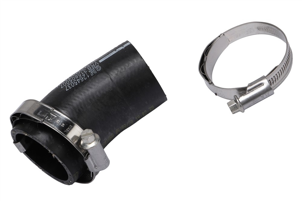 GM Genuine Parts Driver Side Charge Air Cooler Inlet Air Hose with Clamps