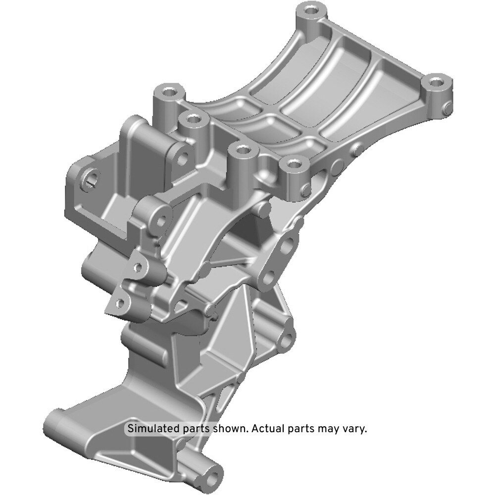 GM Genuine Parts Air Conditioning Compressor and Power Steering Pump Bracket