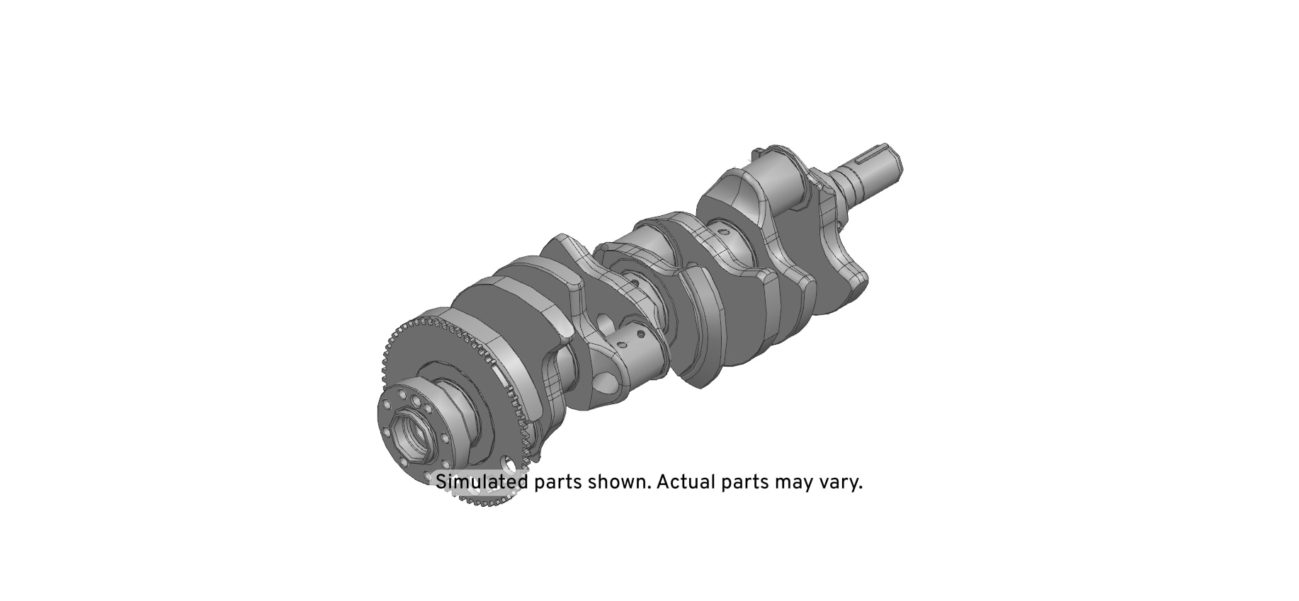 GM Genuine Parts Engine Crankshaft