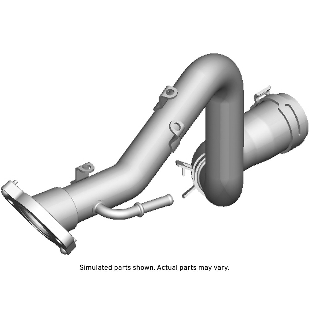 GM Genuine Parts Exhaust Gas Recirculation Manifold Cooling Return Pipe