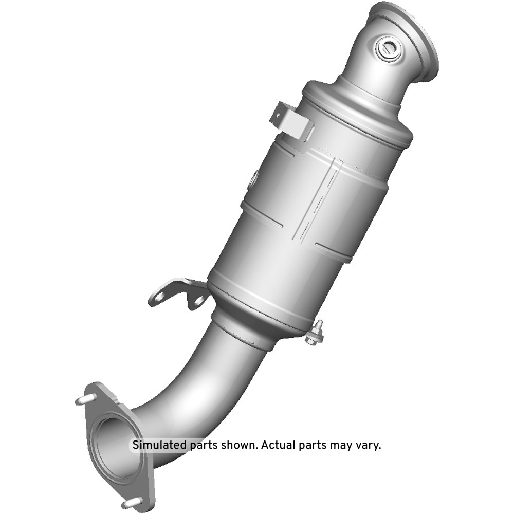 GM Genuine Parts Warm Up Three-Way Catalytic Converter with Exhaust Pipe